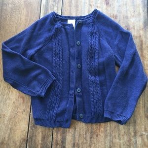 Navy blue cardigan